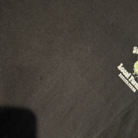 Boxcar Farms Portales NM L T-Shirt Peace Love Zia Sun  Farm Flag Double Sided - Picture 4 of 8